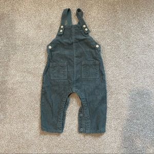 Green corduroy overalls HM size 12 month